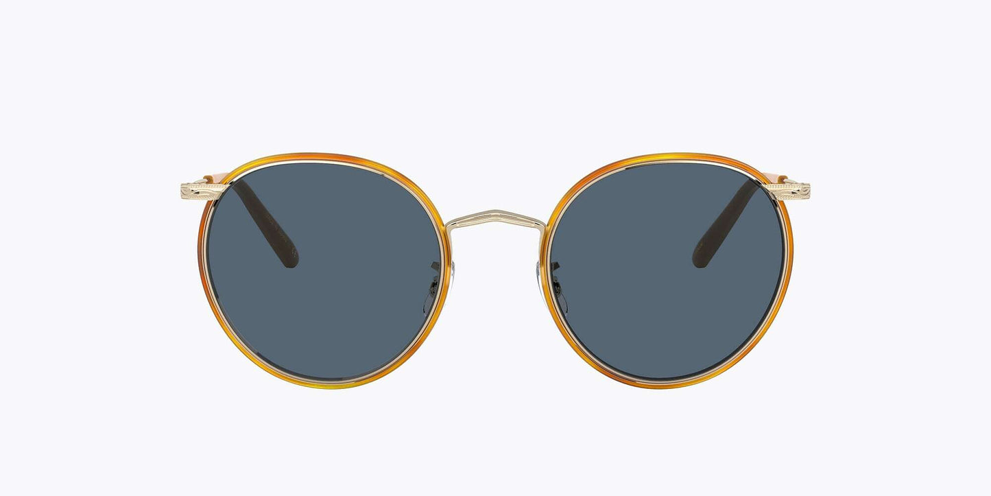 Oliver Peoples Casson - Silver Soft Gold Amber / Blue 