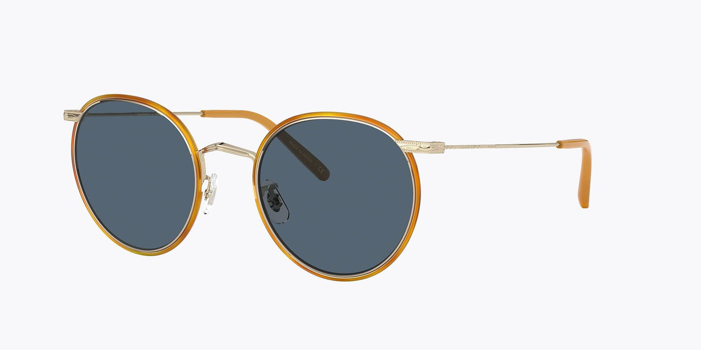 Oliver Peoples Casson - Silver Soft Gold Amber / Blue 