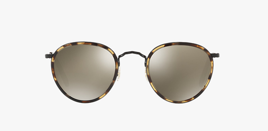 Oliver Peoples MP-2 Sun in Hickory Tortoise + Dark Gray Mirror Gold Lens