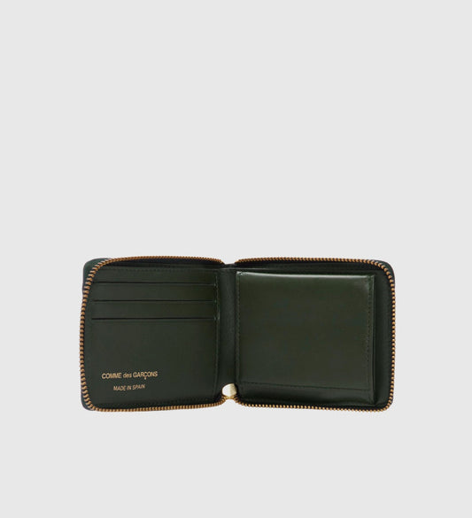 Comme des Garçons - 3-fold zipped wallet - Green