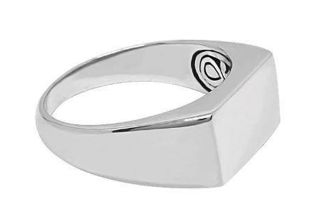 Kemmi Silver Flat Top Ring