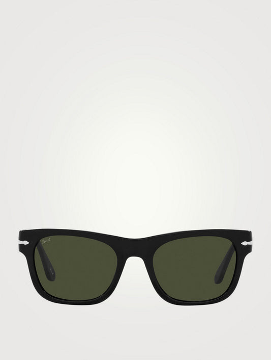 Persol - PO3269S Square Sunglasses - Black, Green 