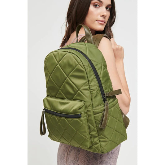 Sol &amp; Selene - "Motivator" medium backpack - Olive