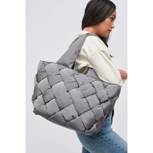 Sol &amp; Selene - "Intuition East West" Tote - Gray