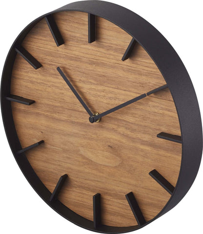 Wall clock | Steel + Wood