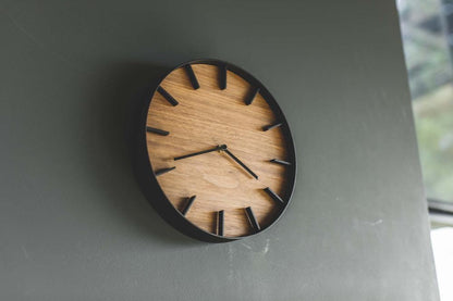 Wall clock | Steel + Wood