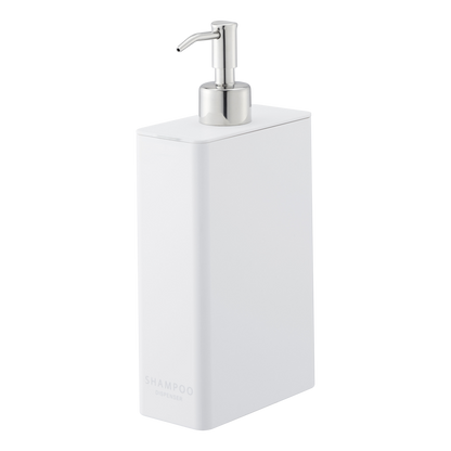 Yamazaki | Distributeur de shampoing - Plastique blanc