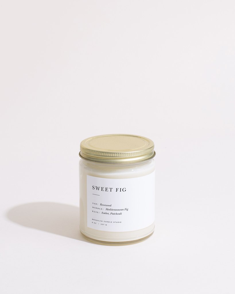 Brooklyn Candle Minimalist "Sweet Fig" Scented Candle