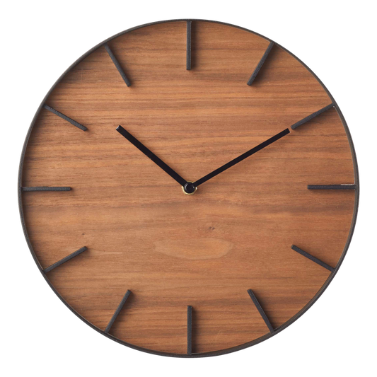Wall clock | Steel + Wood