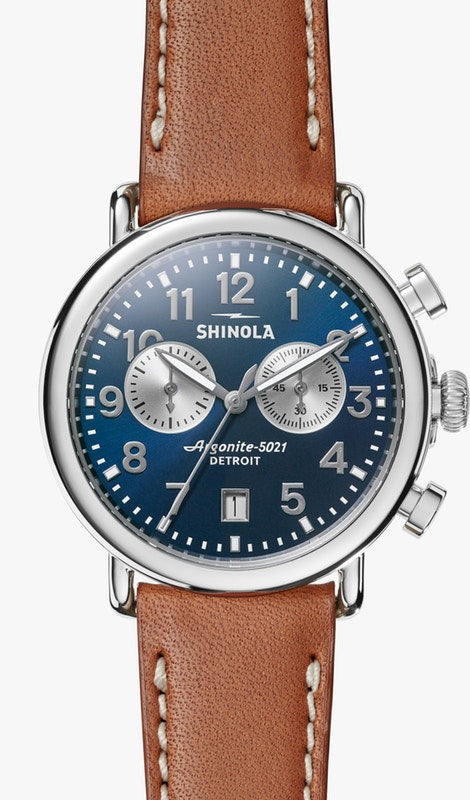 Shinola watch THE RUNWELL CHRONO 41MM in MIDNIGHT BLUE