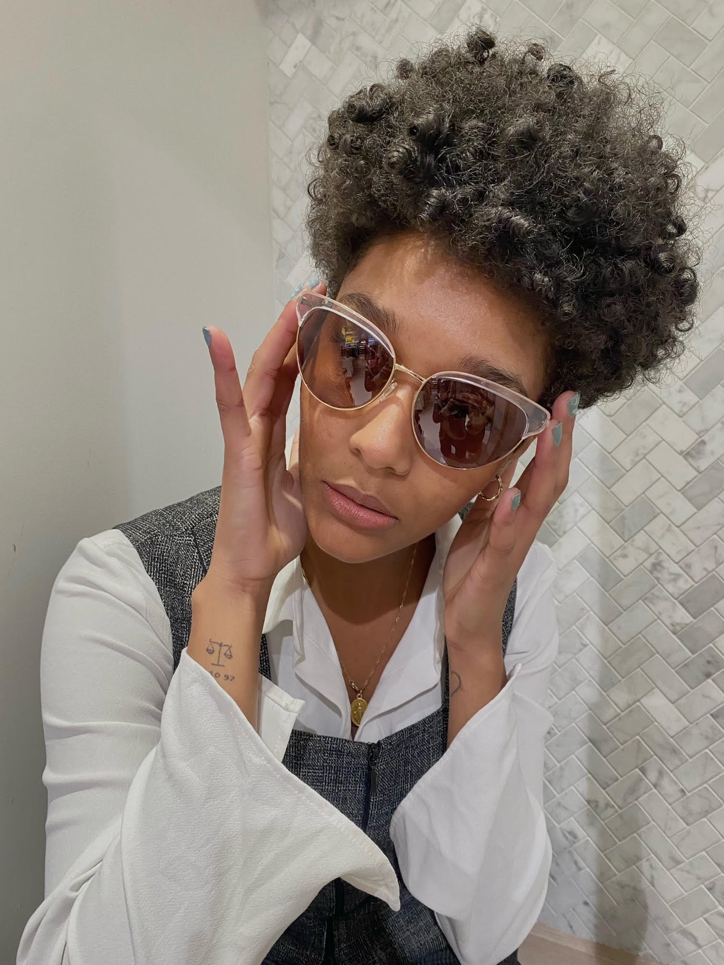 Oliver Peoples - Josa -  Cristal/Or rose + Damson