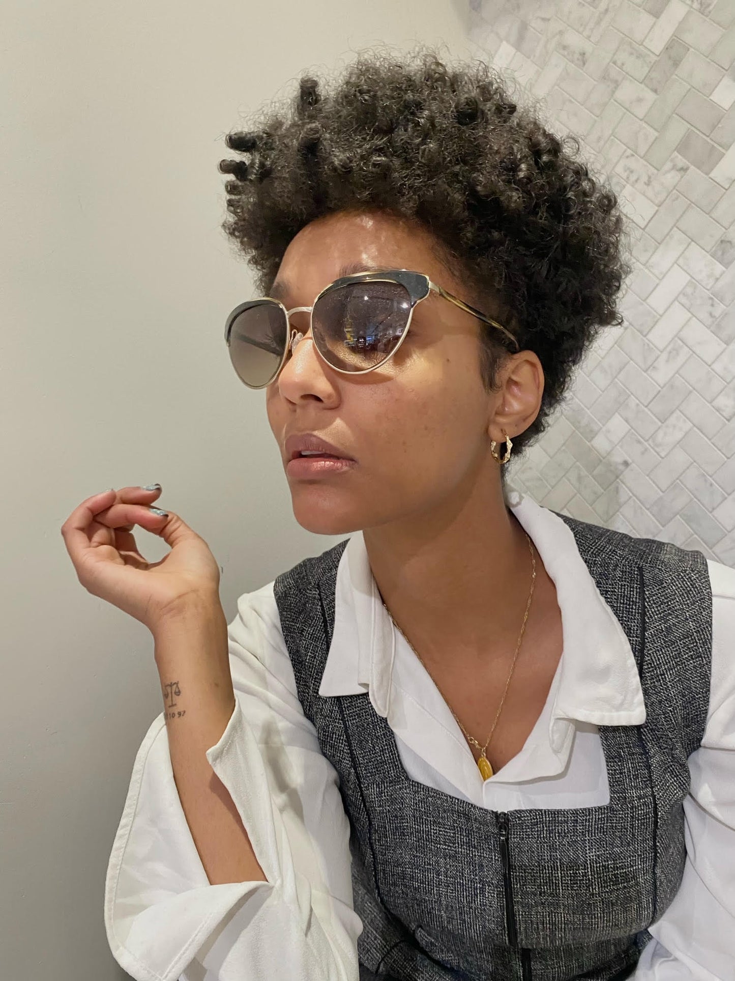 Oliver Peoples - Josa - Cocobolo semi-mat / Or brossé + dégradé d'Umbre